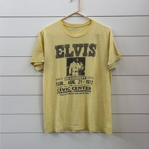 Vintage Elvis Yellow Graphic Tee